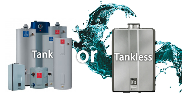tankless water heater differ